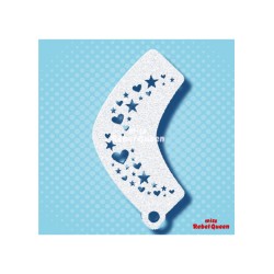MRQ Face Paint Stencil | Hearts and Stars