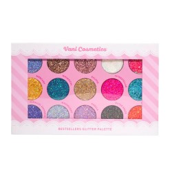 Vani Cosmetics Pressed Glitters – Self-Adhesive & Long-Lasting!