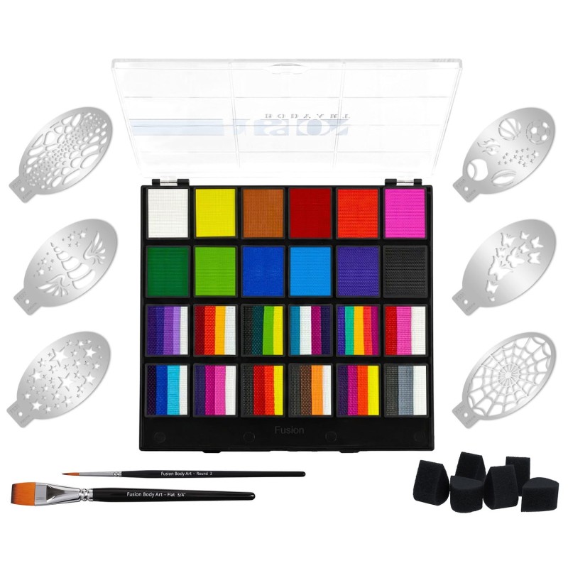 Fusion Body Art PRO Face Paint Kit