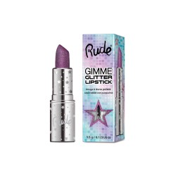 Gimme Glitter Lipstick delivers bold pigment with a dazzling shimmer, giving your lips a show-stopping sparkle in just one swipe