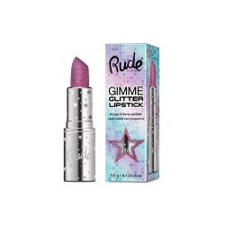Gimme Glitter Lipstick delivers bold pigment with a dazzling shimmer, giving your lips a show-stopping sparkle in just one swipe