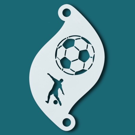 Schminksjabloon voor details | Superstar Facepaint Stencil - Soccer  SJ-77060