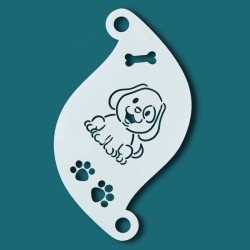 Schminksjabloon voor details | Superstar Facepaint Stencil - Cute Dog  SJ-77051