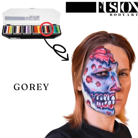 Fusion Splitcake Palette | Facepaint | Halloween | Night Critters