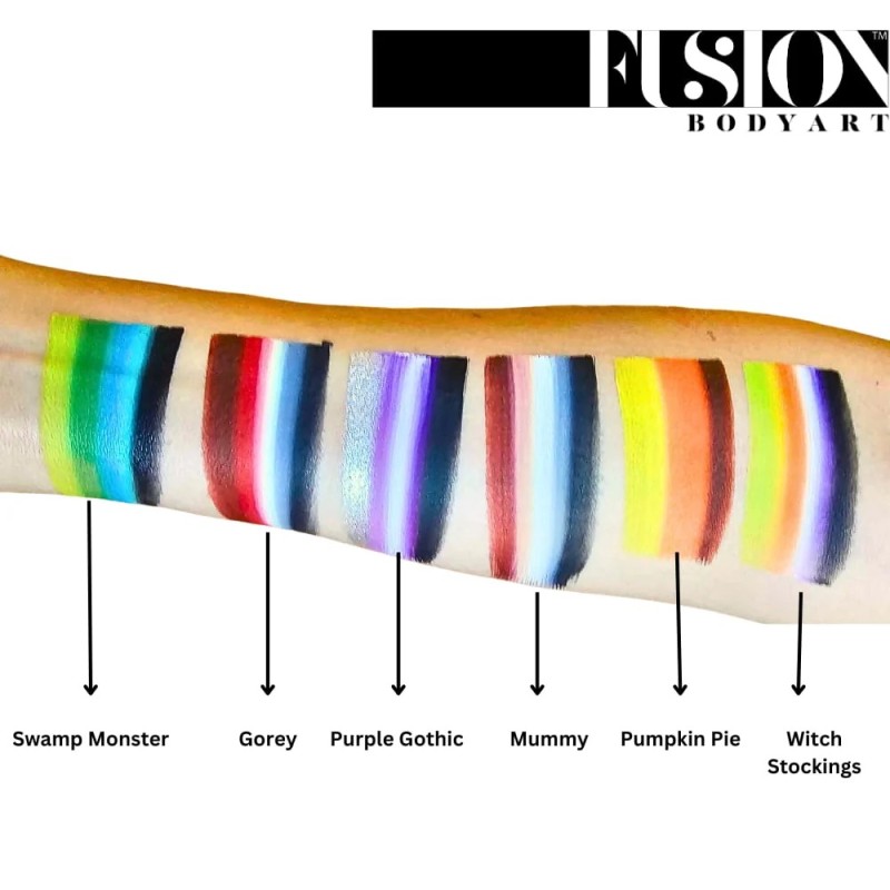 Fusion Splitcake Palette | Facepaint | Halloween | Night Critters