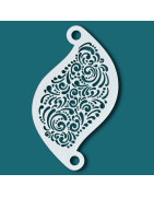 Superstar Facepaint Stencils